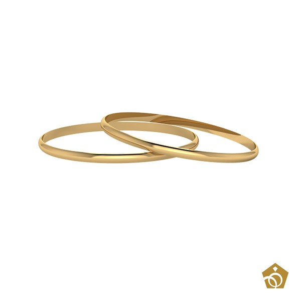 Aliança Tradicional Ouro 18k | 1 Grama (par)